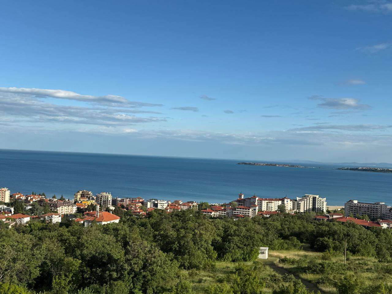 Черное море и Святой Влас — панорама